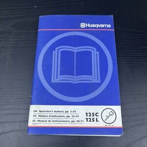 Husqvarna 125C 125L String Trimmer Operator's Manual OEM Instruction Guide